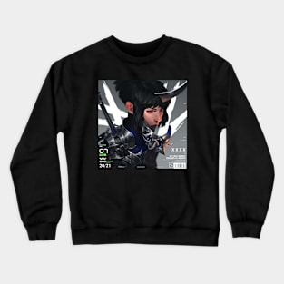 Girl Knight Crewneck Sweatshirt